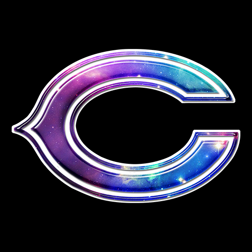 Galaxy Chicago Bears Logo iron on paper